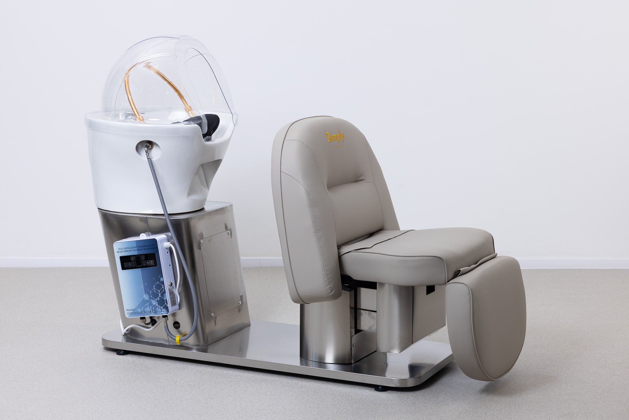 Simply Beauty Simply Head Spa Japan Mobilny Salon Fryzjerski Grey Beige