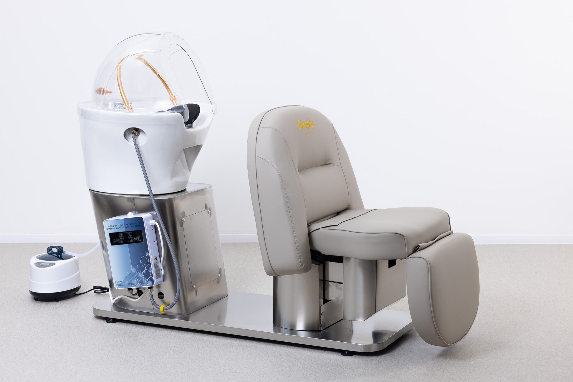 Simply Beauty Simply Head Spa Japan Mobilny Salon Fryzjerski Grey Beige