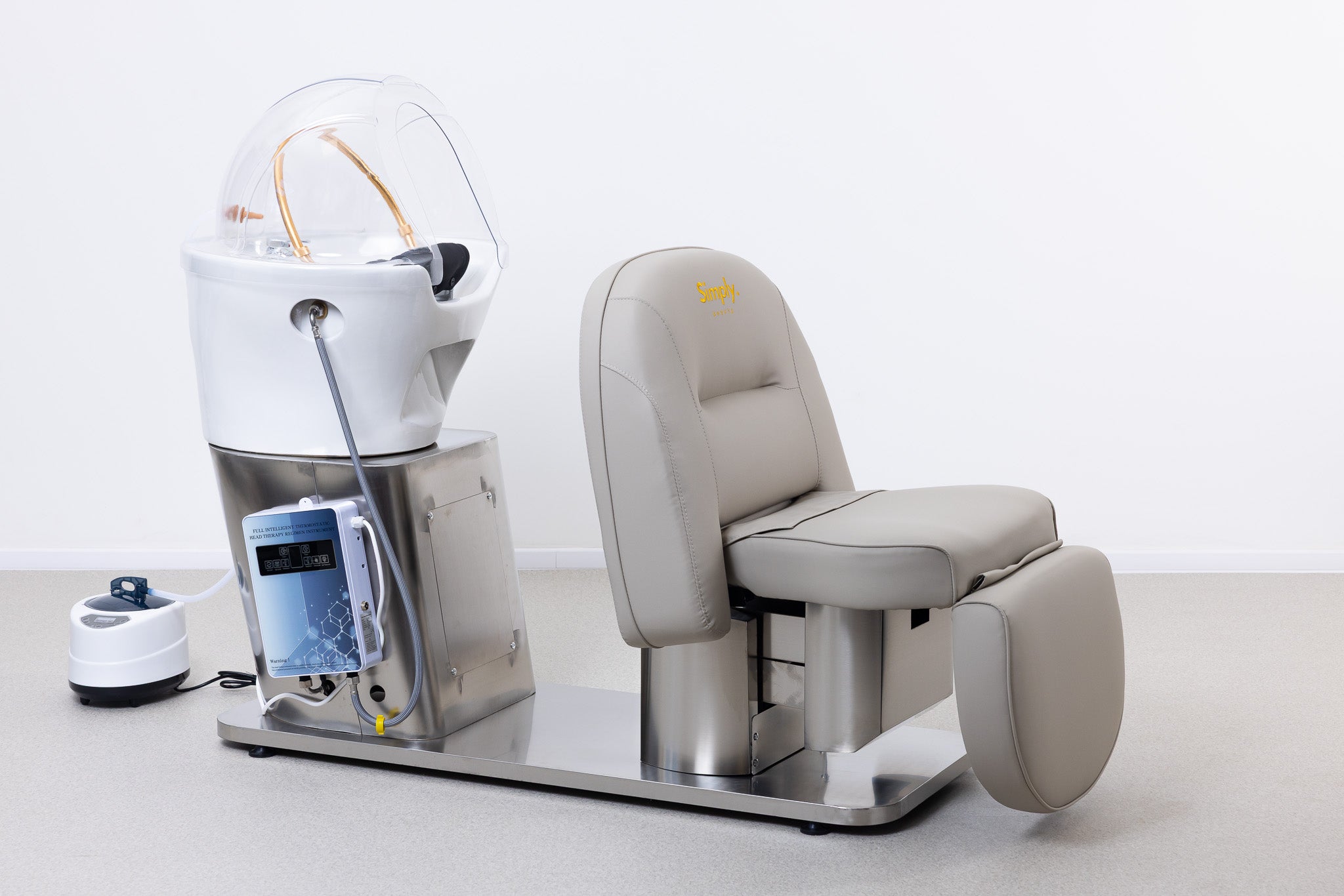 Simply Beauty Simply Head Spa Japan Mobilny Salon Fryzjerski Grey Beige