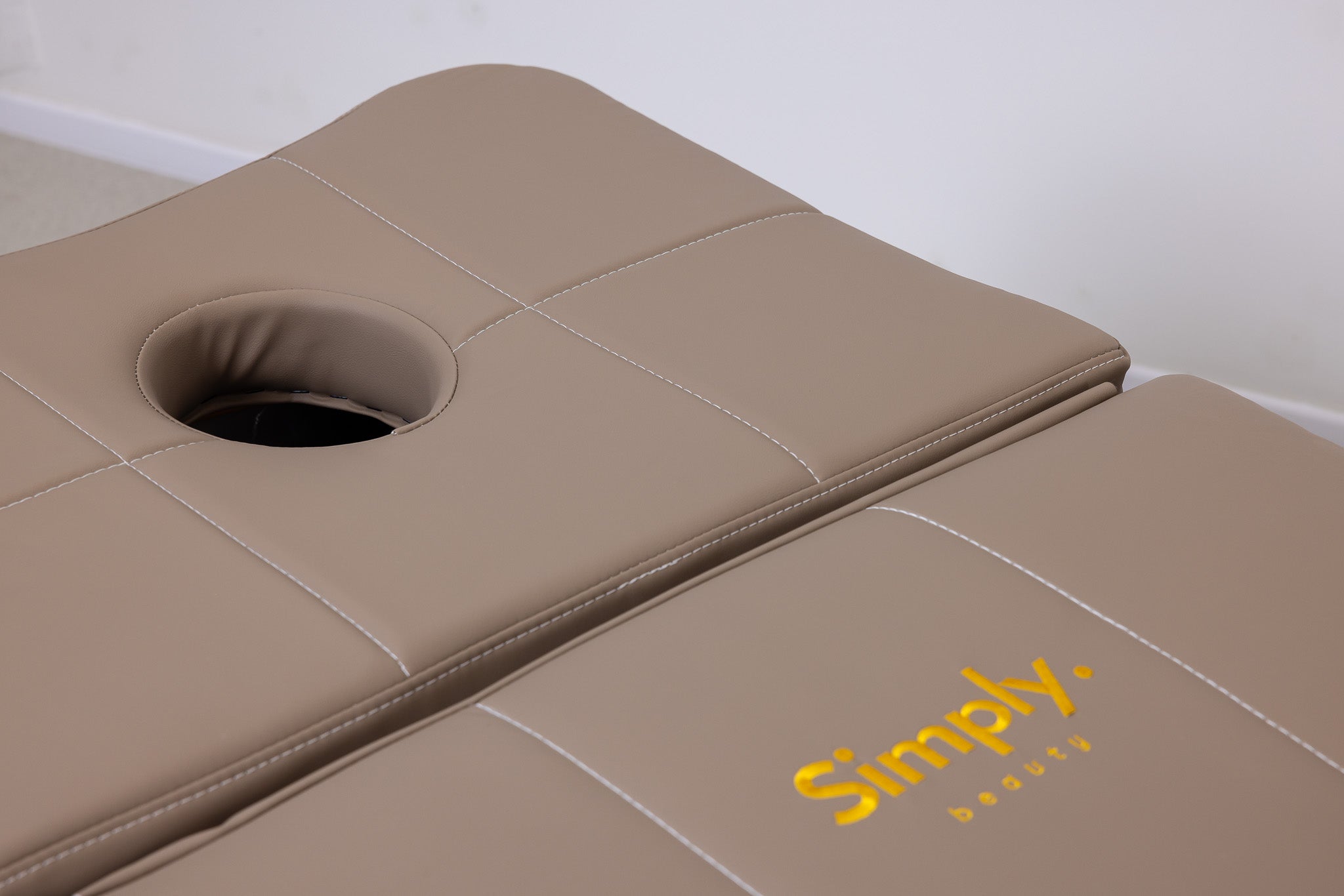Simply Beauty Simply Head Spa Wanna Spa SIMPLY Head Z Misą Ceramiczną, Podstawą Chromowaną W Kolorze Czarnym, Brązowa