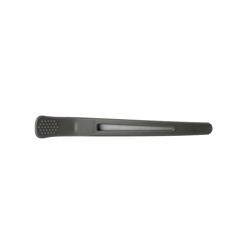 KLAMRY KLIPSY FRYZJERSKIE DO WŁOSÓW E-12B 6 SZT 11,5CM SZARE