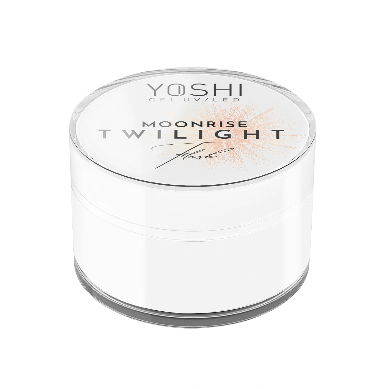 Yoshi - Żel Twilight Budujący, Samopoziomujący, Z Efektem Flash Moonrise 15ml