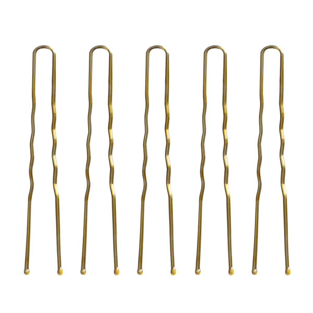 Kokówki fryzjerskie do włosów E-57 120 szt. 5,6 cm złote