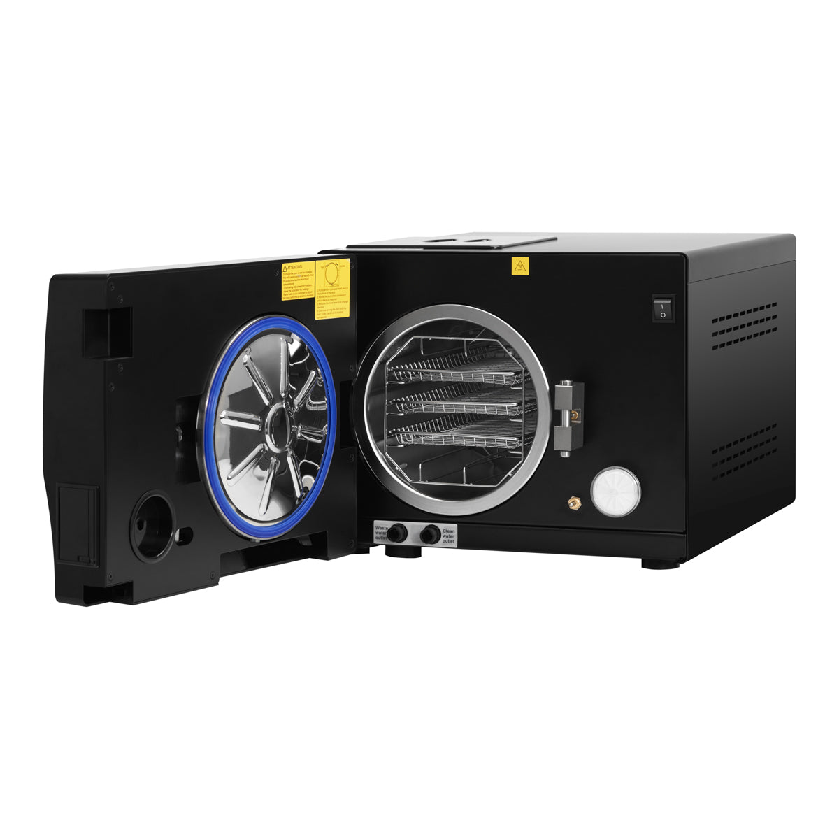 LAFOMED AUTOKLAW STANDARD LINE LFSS08AA LED Z DRUKARKĄ 8 L KL. B MEDYCZNA CZARNY