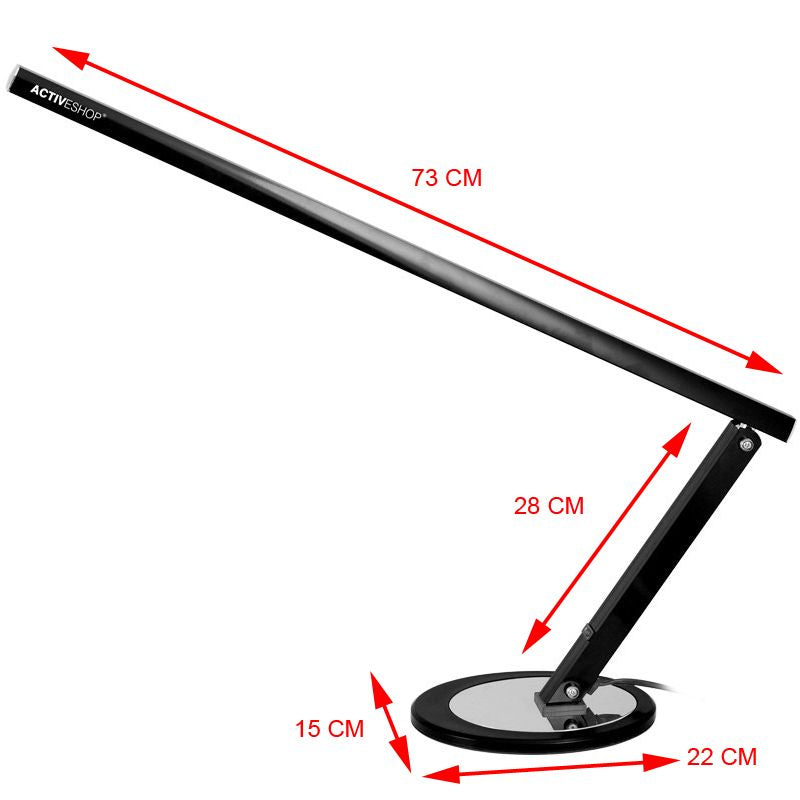 LAMPA NA BIURKO SLIM LED CZARNA