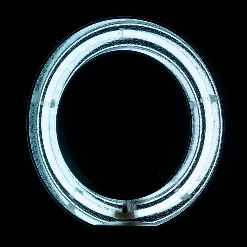 LAMPA PIERŚCIENIOWA RING LIGHT 18"" 55W FLUORESCENT BIAŁA + STATYW