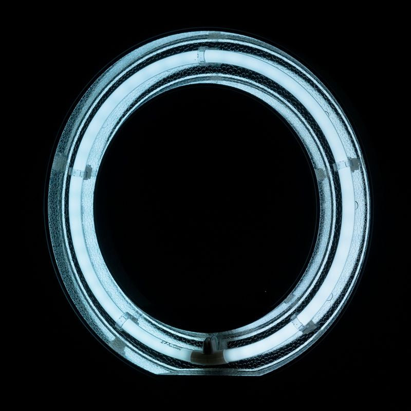 LAMPA PIERŚCIENIOWA RING LIGHT 18"" 55W FLUORESCENT BIAŁA + STATYW