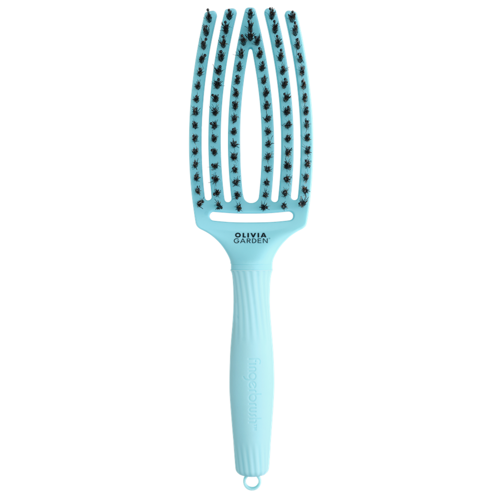 Olivia Garden Fingerbrush Dolce Vita Blue Sky – Szczotka Do Rozczesywania Z Włosiem Dzika I Nylonu