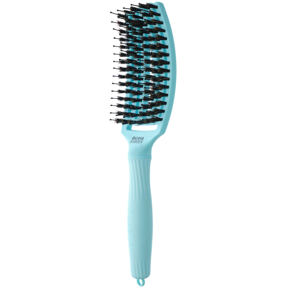 Olivia Garden Fingerbrush Dolce Vita Blue Sky – Szczotka Do Rozczesywania Z Włosiem Dzika I Nylonu