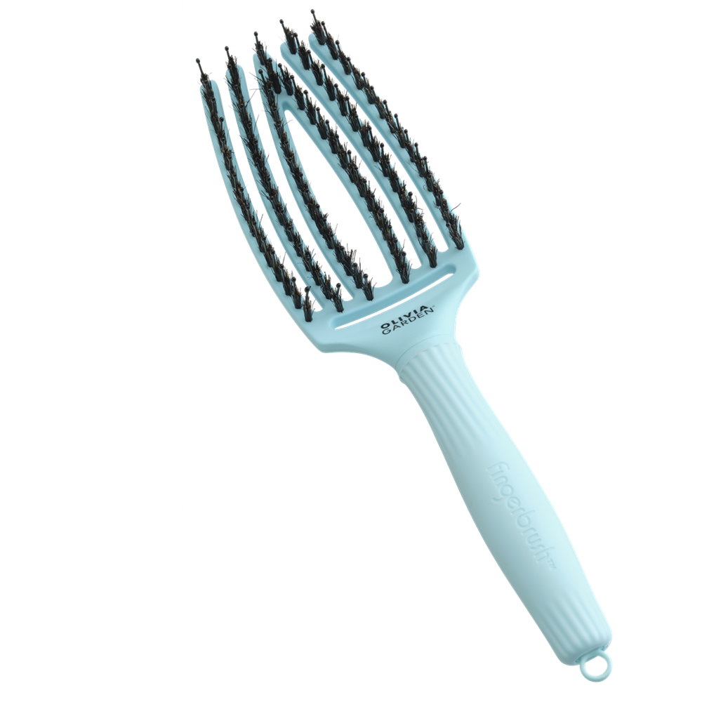 Olivia Garden Fingerbrush Dolce Vita Blue Sky – Szczotka Do Rozczesywania Z Włosiem Dzika I Nylonu