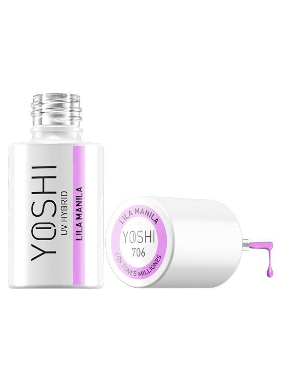 Yoshi - Lakier Hybrydowy 706 Lila Manila 6ml