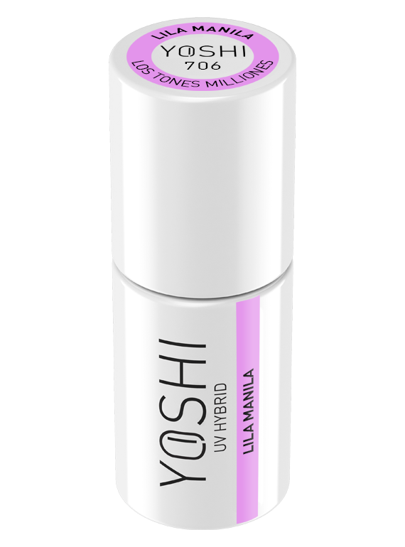 Yoshi - Lakier Hybrydowy 706 Lila Manila 6ml