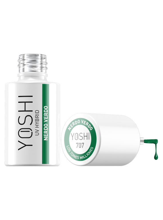 Yoshi - Lakier Hybrydowy 707 Nerdo Verdo 6ml