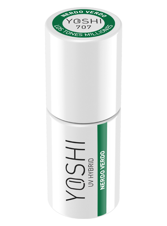 Yoshi - Lakier Hybrydowy 707 Nerdo Verdo 6ml