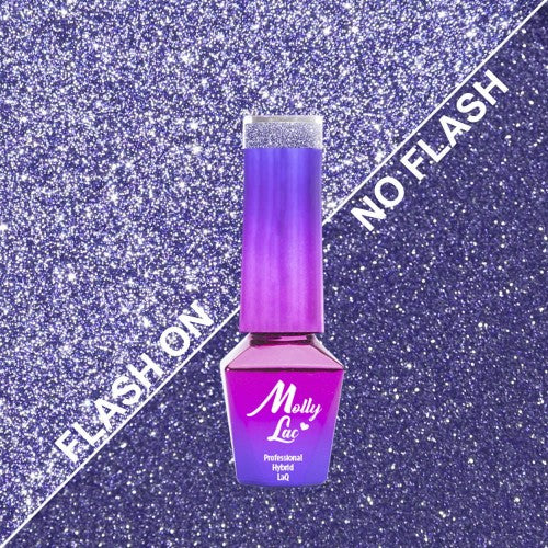 Lakier Hybrydowy MollyLac Flashing Lights - Private Show 5ml Nr 616