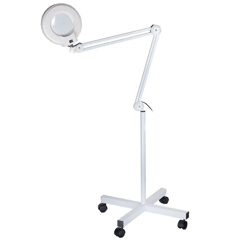 Lampa LED na stawywie z lupą BSL-06