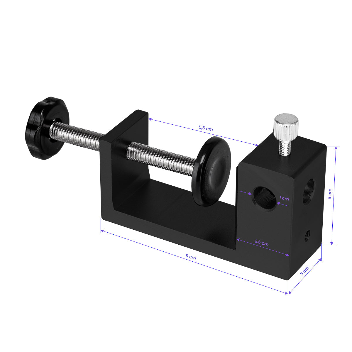 Lampa zabiegowa LED Yoga 22W czarna