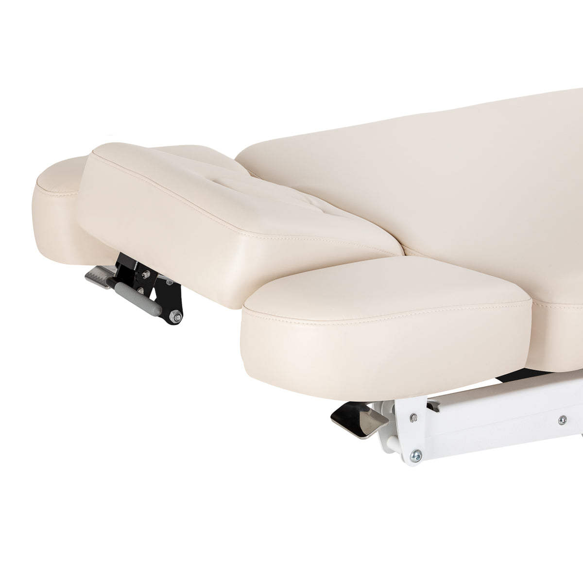 Leżanka SPA Sillon Relax kremowa z czarną podstawą