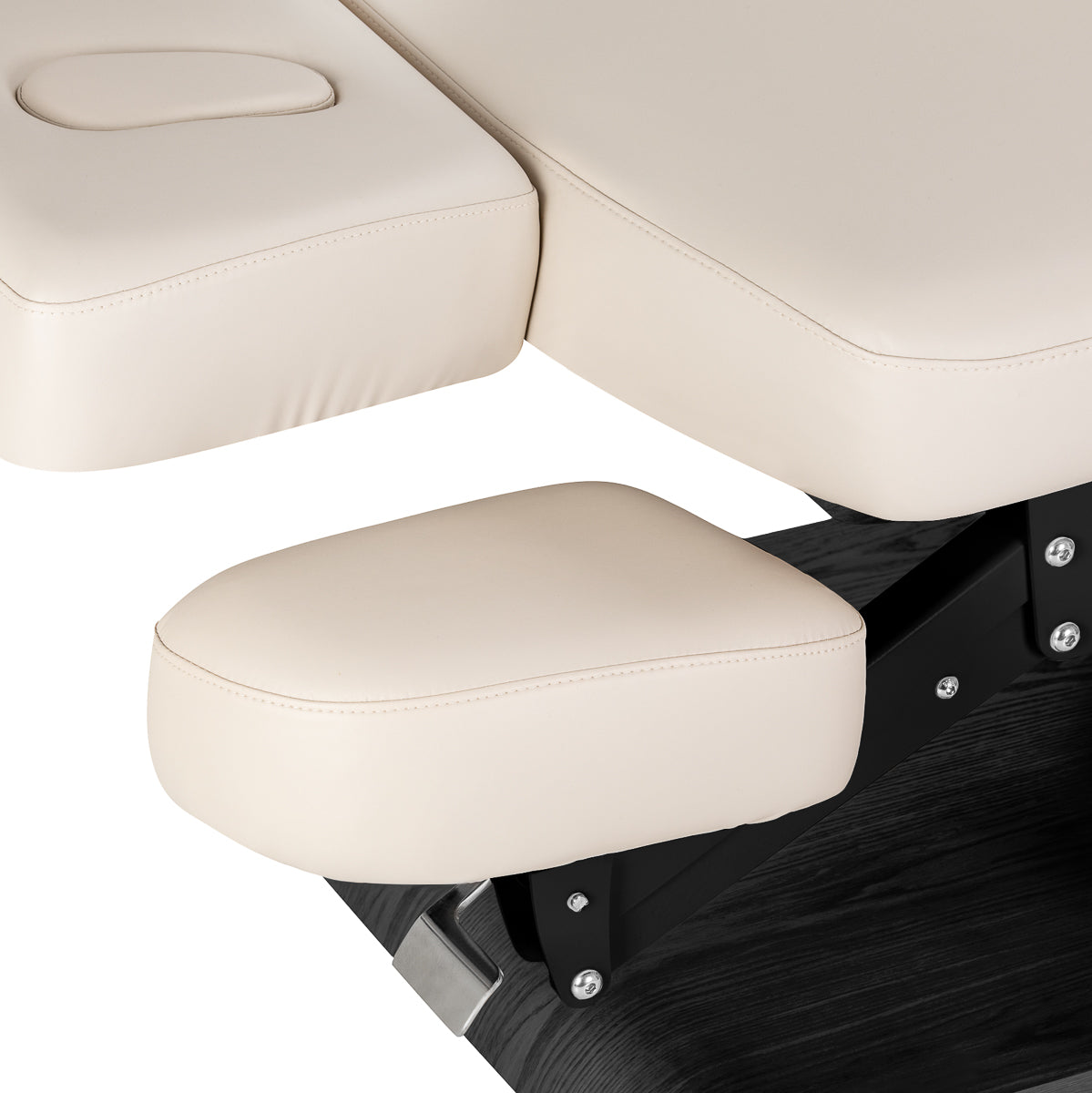 Leżanka SPA Sillon Relax kremowa z czarną podstawą