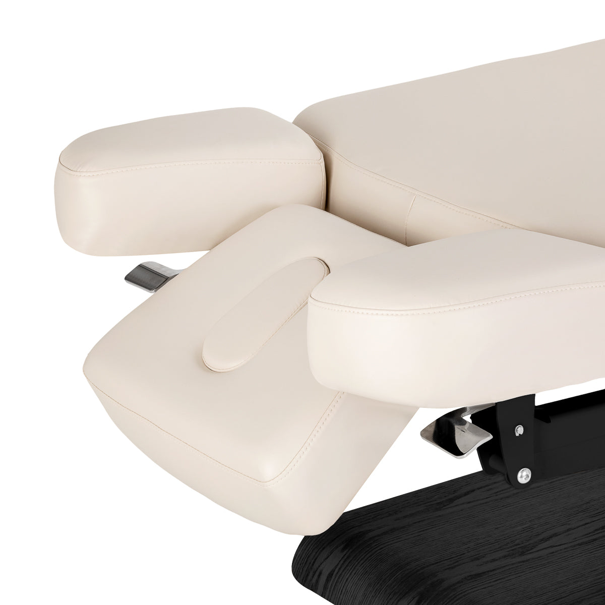 Leżanka SPA Sillon Relax kremowa z czarną podstawą