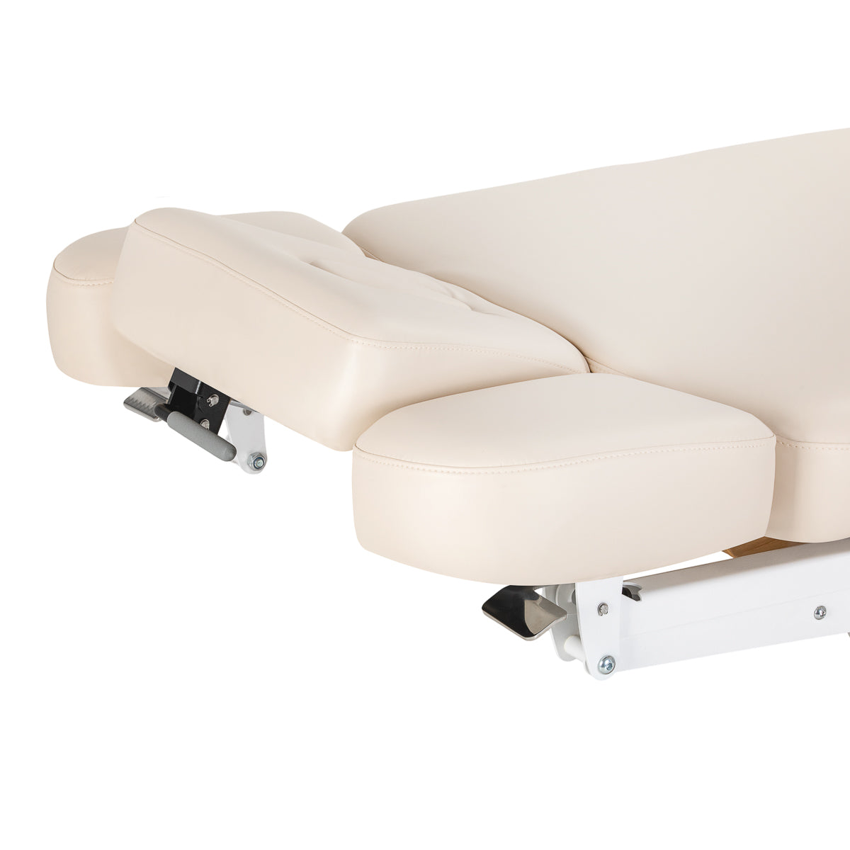 Leżanka SPA Sillon Relax kremowa z jasnobrązową podstawą