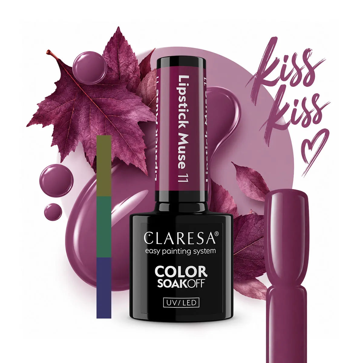 Claresa Lakier hybrydowy Lipstick Muse 11 Głęboka śliwka 5 g