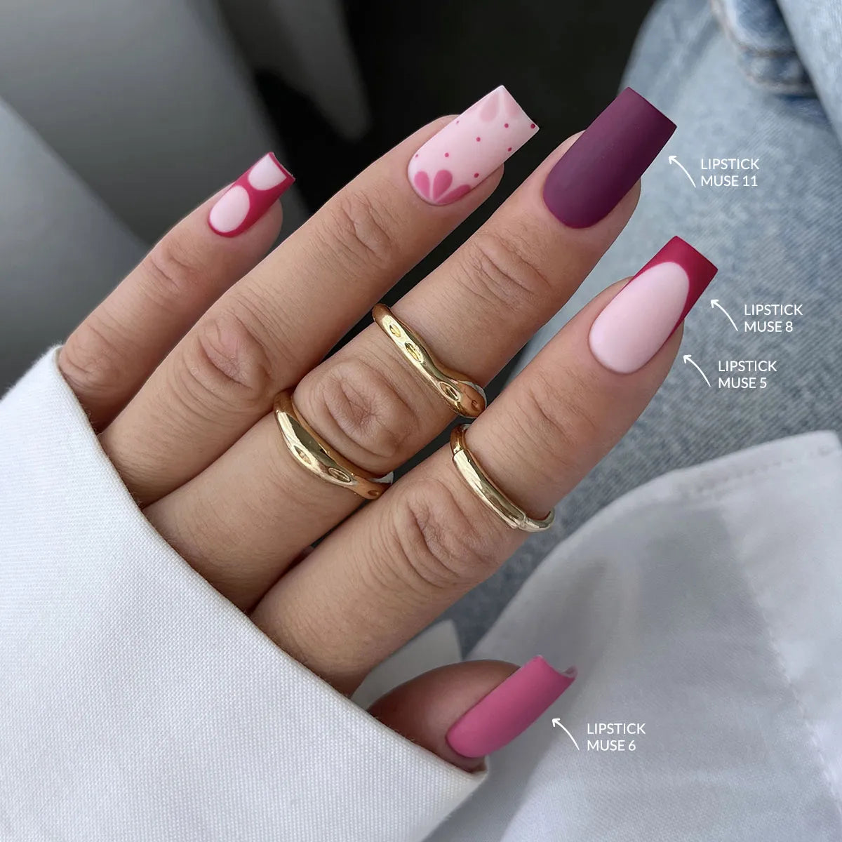 Claresa Lakier hybrydowy Lipstick Muse 6 Przygaszony róż 5 g