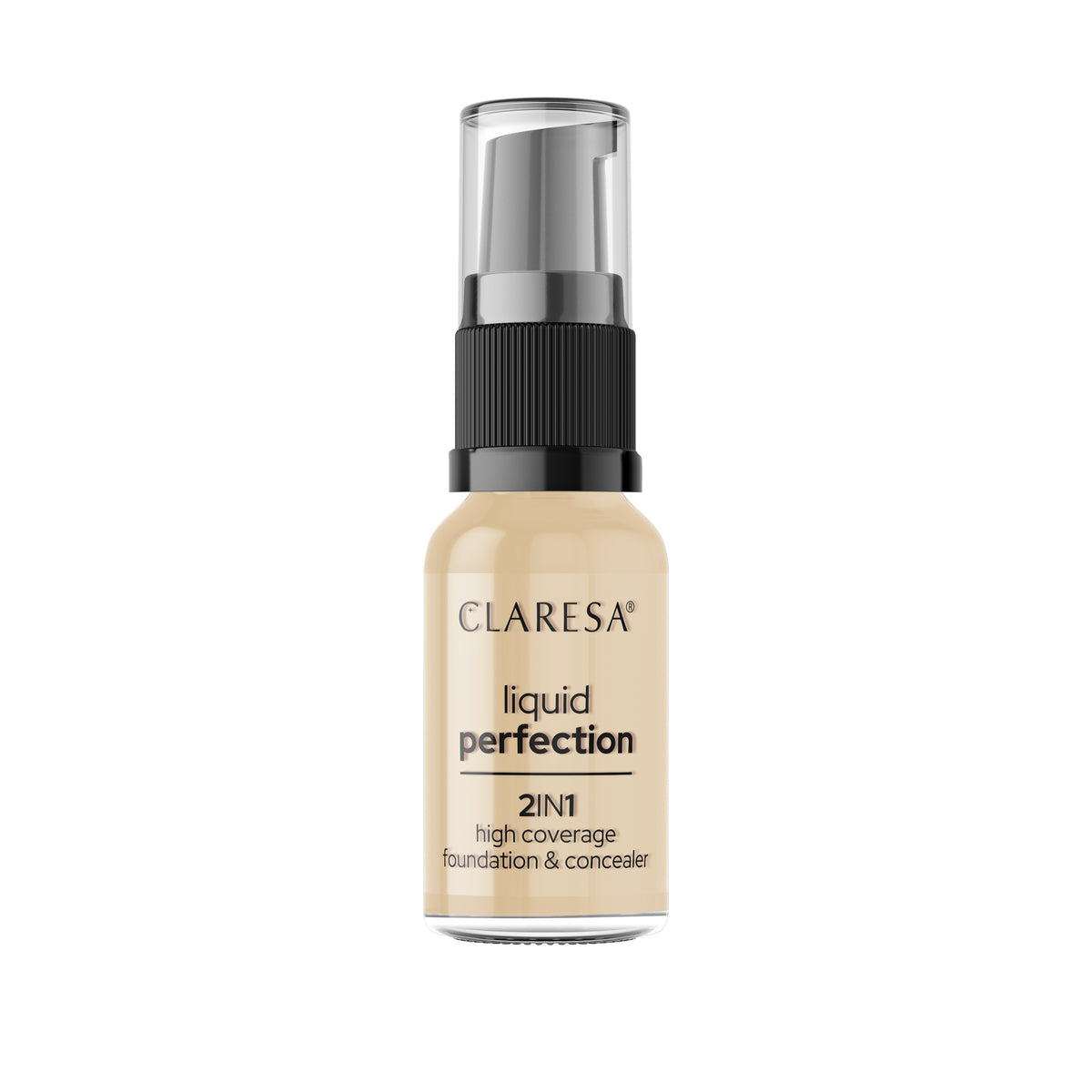 Claresa Claresa 2w1 Korektor I Podkład Kryjący Liquid Perfection 103,5 Light Nude 18g — Składniki i ocena