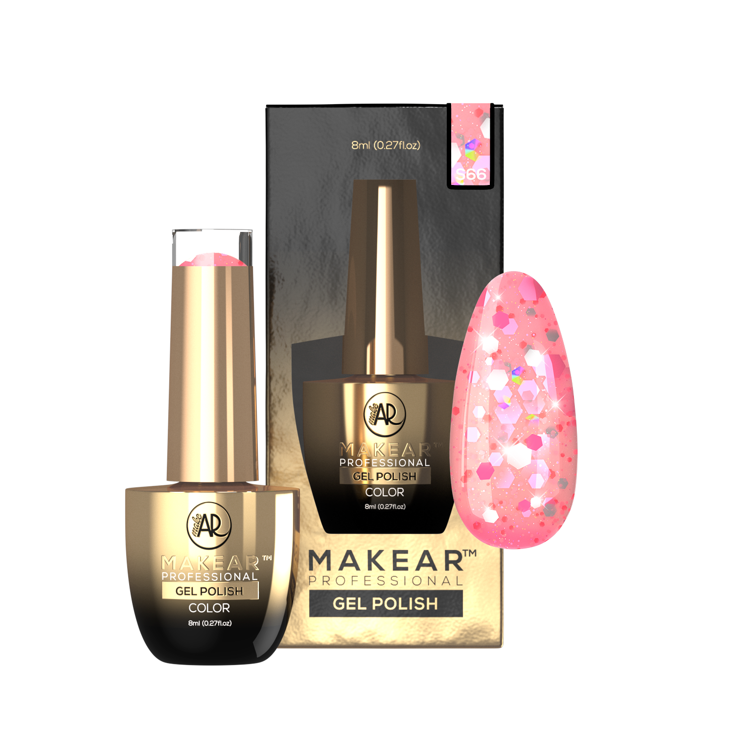 Makear Lakier Hybrydowy S66 8ml