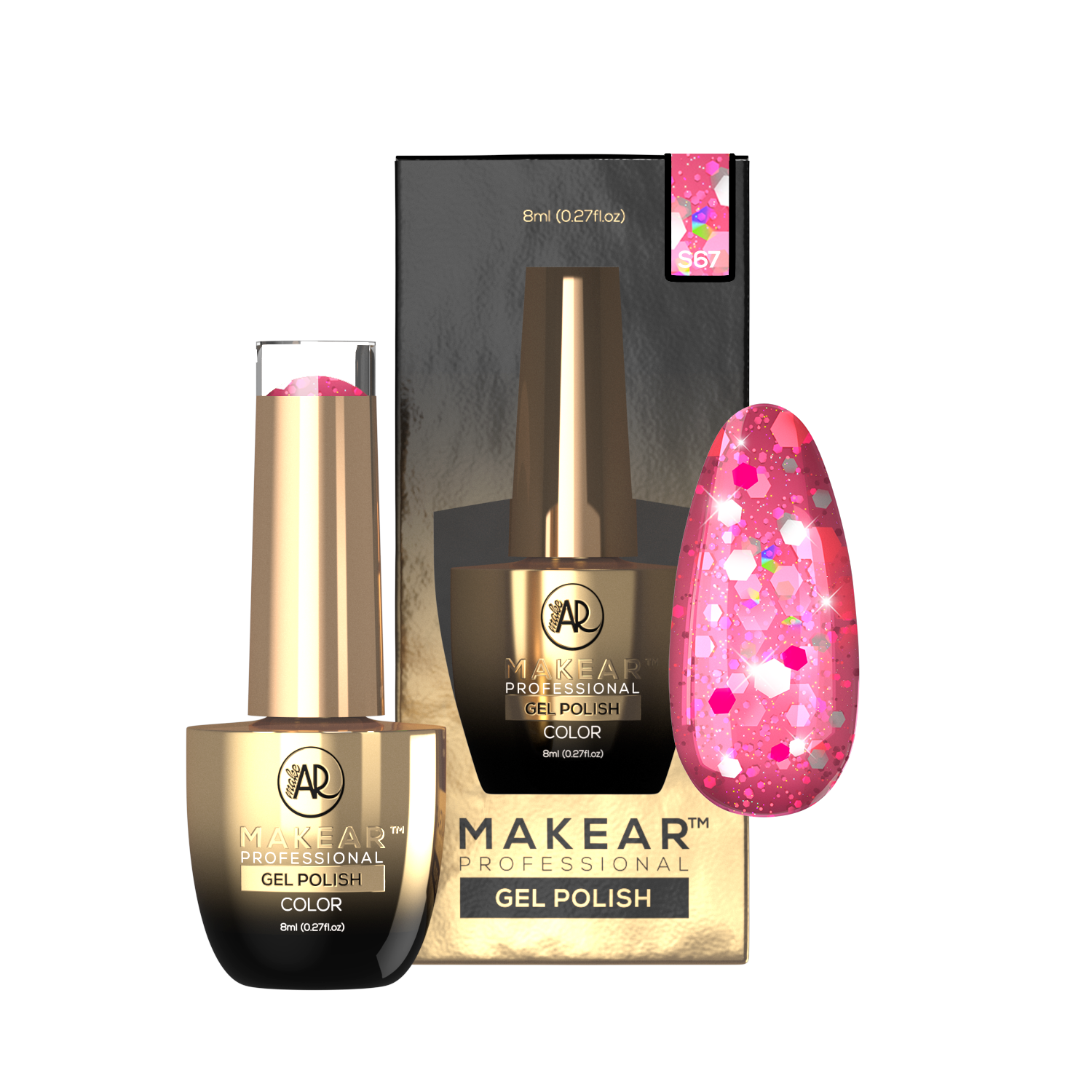 Makear Lakier Hybrydowy S67 8ml