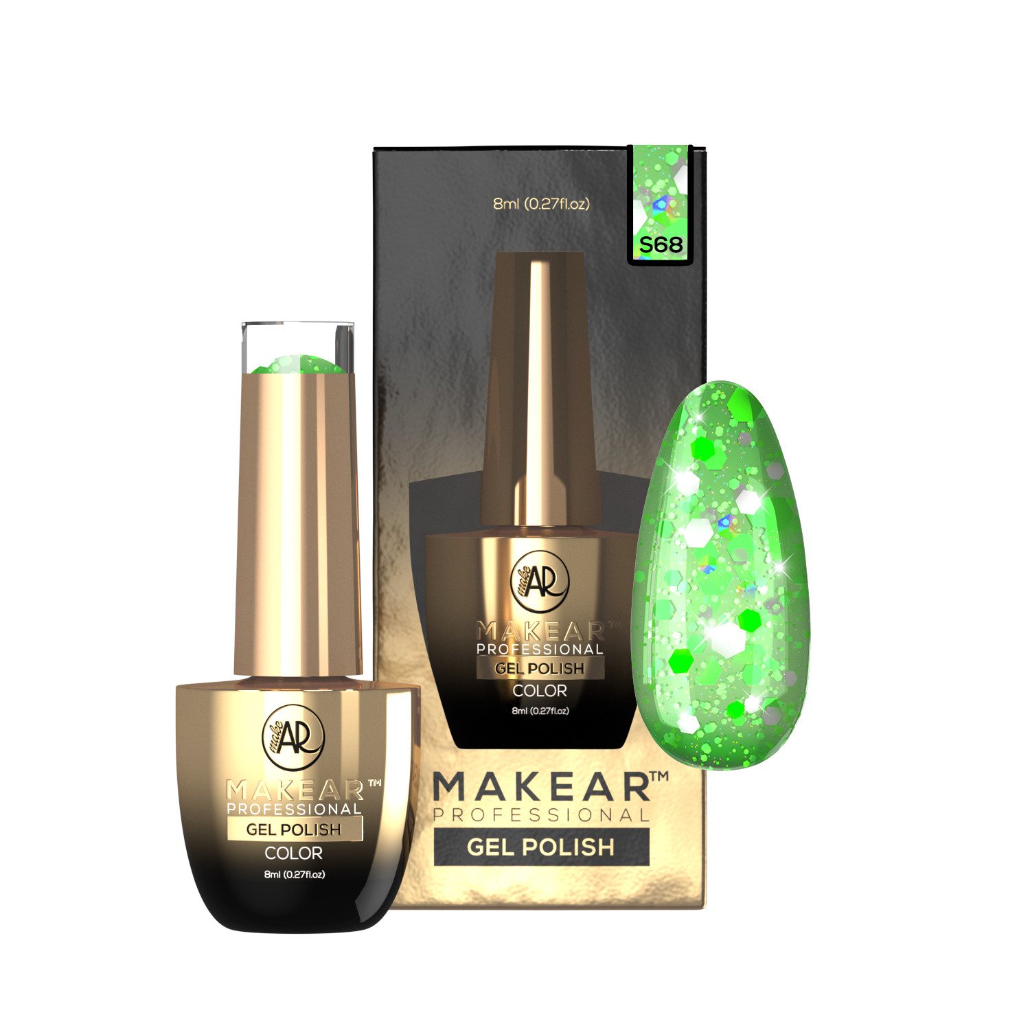 Makear Lakier Hybrydowy S68 8ml