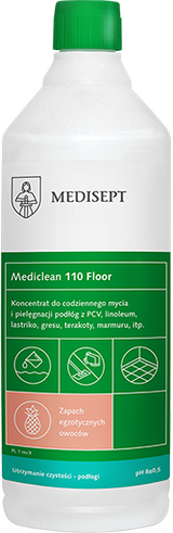 Mediclean 110 Floor 1L - Koncentrat do Mycia i Pielęgnacji Podłóg - Zapach Owoców Egzotycznych