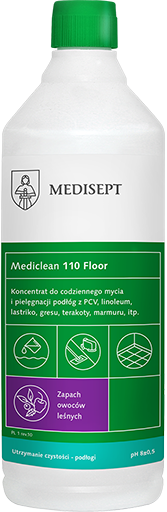 Mediclean 110 Floor 1L - Koncentrat do Mycia i Pielęgnacji Podłóg - Zapach Owoców Leśnych