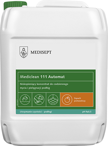 Mediclean 111 Automat 5L - Koncentrat do Mycia i Pielęgnacji Podłóg - Zapach Pomarańczy