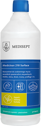 Mediclean 210 Surface 1L - Koncentrat do Codziennego Mycia Powierzchni - Zapach Zielonej Herbaty