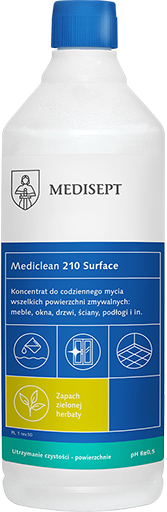 Mediclean 210 Surface 1L - Koncentrat do Codziennego Mycia Powierzchni - Zapach Zielonej Herbaty
