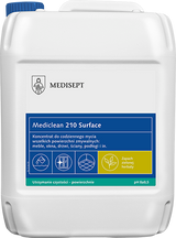 Mediclean 210 Surface 5L - Koncentrat do Codziennego Mycia Powierzchni - Zapach Zielonej Herbaty