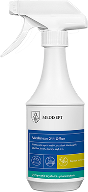Mediclean 211 Office 500ml - Pianka do Mycia Powierzchni - Zapach Zielonej Herbaty