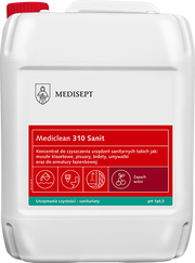 Mediclean 310 Sanit 5L - Koncentrat do Czyszczenia Powierzchni Sanitarnych - Zapach Wiśni