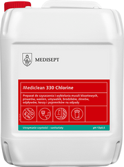 Mediclean 330 Chlorine 5L - Preparat do Czyszczenia i Wybielania Powierzchni Sanitarnych