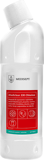 Mediclean 330 Chlorine 750ml - Preparat do Czyszczenia i Wybielania Powierzchni Sanitarnych