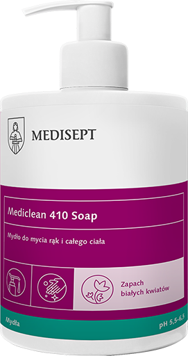 Mediclean 410 Soap 500ml - Mydło w Płynie - Zapach Białych Kwiatów