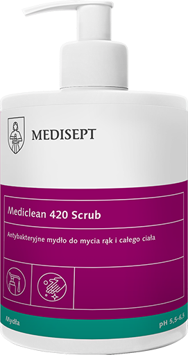 Mediclean 420 Scrub 500ml - Antybakteryjne Mydło w Płynie
