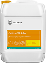 Mediclean 510 Dishes 5L - Płyn do Ręcznego Mycia Naczyń - Zapach Cytrynowy