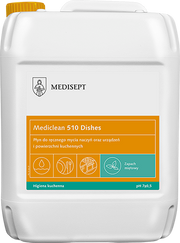 Mediclean 510 Dishes 5L - Płyn do Ręcznego Mycia Naczyń - Zapach Miętowy