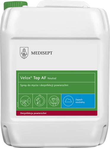 Medisept Velox Top AF Neutral Spray do Mycia i Dezynfekcji Powierzchni 5l