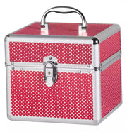 Kuferek Kosmetyczny Do Rzęs Red w Kropki PB1411 Outlet