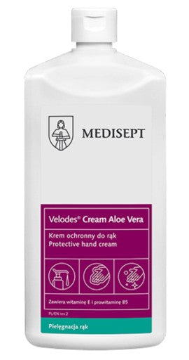 Medisept Velodes Cream Aloe Vera Nawilżający Krem do Rąk 500 ml — Składniki i ocena