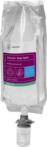 Velodes Soap Foam Neutral Płyn Do Mycia Rąk w Piance - System Zamknięty 1L