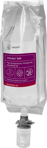 Velodes Soft Płyn Do Dezynfekcji Rąk - System Zamknięty 1L